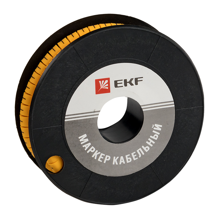 На фото: маркер кабельный 4,0 мм2 "l" (500 шт.) (ес-2) ekf ЭКФ (ЕКФ)