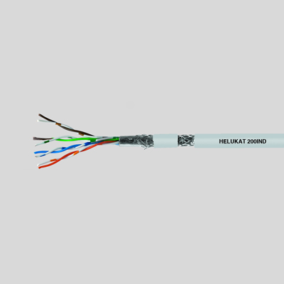 На фото: EtherNet кабель автоматизации helukat 200s s-ftp 2 Helukabel 