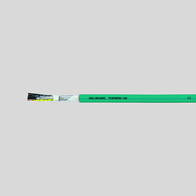 На фото: кабель силовой гибкий topserv 110 li12y. (4x35+(2x1 d))-c11y-hf HELUKABEL 