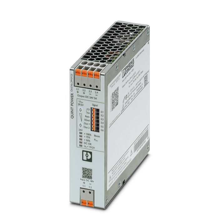 преобразователи постоянного тока quint power quint4-ps/48dc/24dc/5/pt