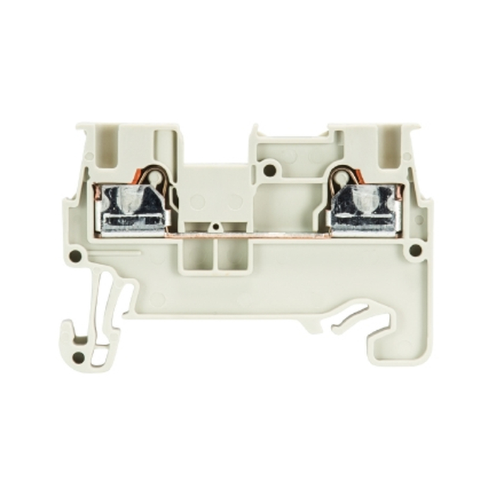 Проходная клемма, тип фиксации провода: Push-in, номинальное сечение: 1.5 мм кв., 17,5A, 500V, ширина: 3,5 мм, цвет: серый, тип монтажа: DIN35 56.202.0055.0 актуальное фото