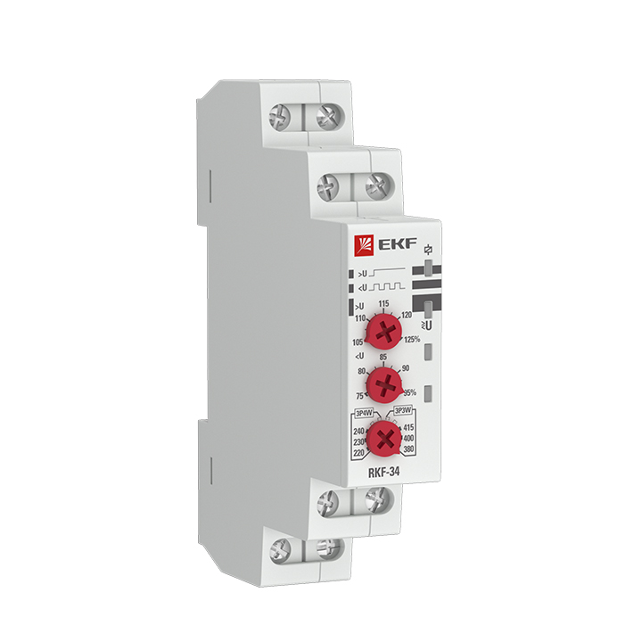 Реле контроля фаз RKF-34 EKF PROxima 