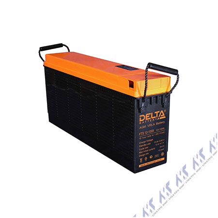 На фото: аккумуляторные батареи fts 12-100x DELTA FTS (АКБ ДЕЛЬТА)