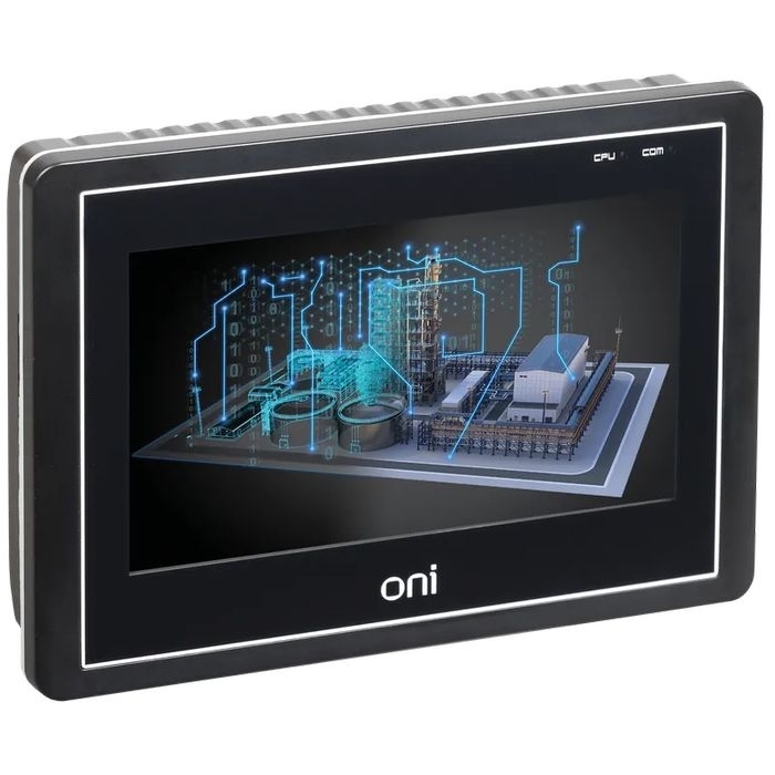 На фото: сенсорная панель оператора HMI etg-cp-070 ONI 