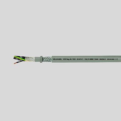 На фото: контрольный кабель с медными жилами гибкий jz-hf-cy 25g1,5 кв.мм HELUKABEL (Хелукабель)