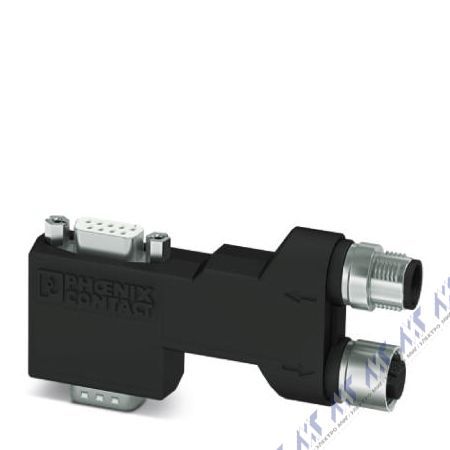 штекерный соединитель d-sub subcon-plus-profib/90x/pg/m12