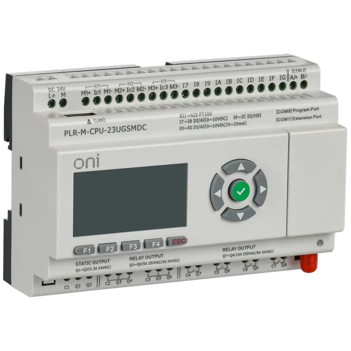 Программируемые логические контроллеры plr-m-cpu-23ugsmdc 