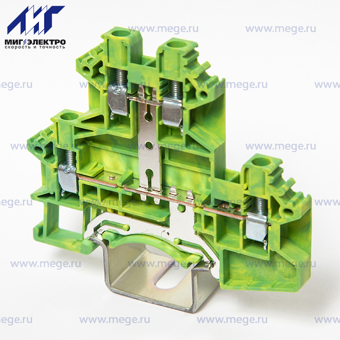 На фото клемма заземления dckkb4-pe-01p-1c-00a(h) DEGSON (Дегсон) 