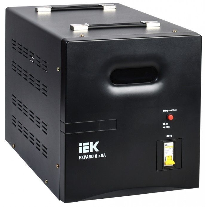 На фото: релейные стабилизаторы напряжения ivs21-1-008-11 IEK (ИЭК)