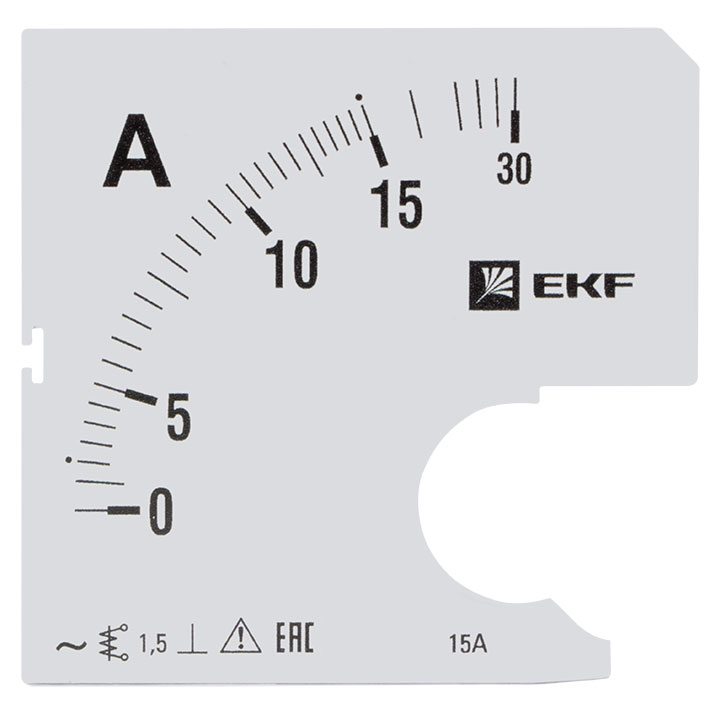 На фото: шкала сменная для a961 15/5а-1,5 ekf ЭКФ (ЕКФ)