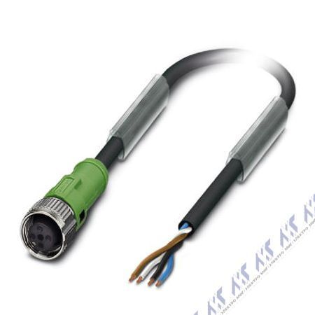 кабели с установленными разъемами sac-4p- 3,0-pur/fs sco