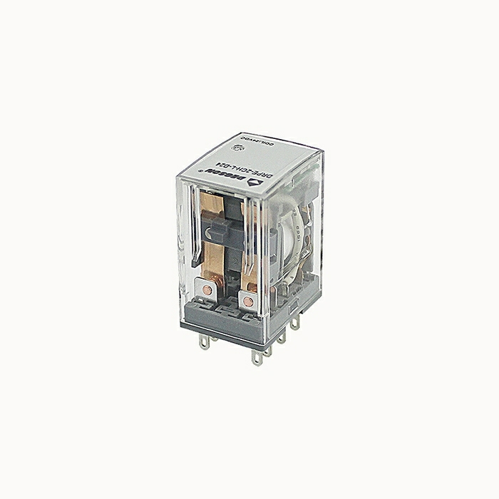 На фото: промышленное реле drpe-2c-l-d12-02z(h) DEGSON (Дегсон) 