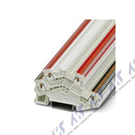 Многоуровневые клеммы зажим push-in pttbs 1,5/s wh/u-bk/o-rd
