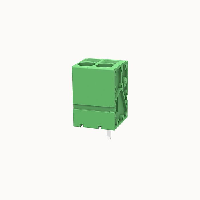 На фото клеммник нажимной на плату DG271V-7.5-DA-02P-14-00Z(H) DEGSON (Дегсон) 