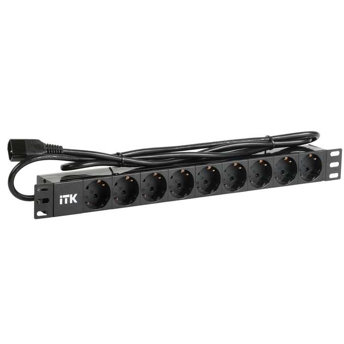 На фото: блоки розеток ITK PDU ph22-9d2-p