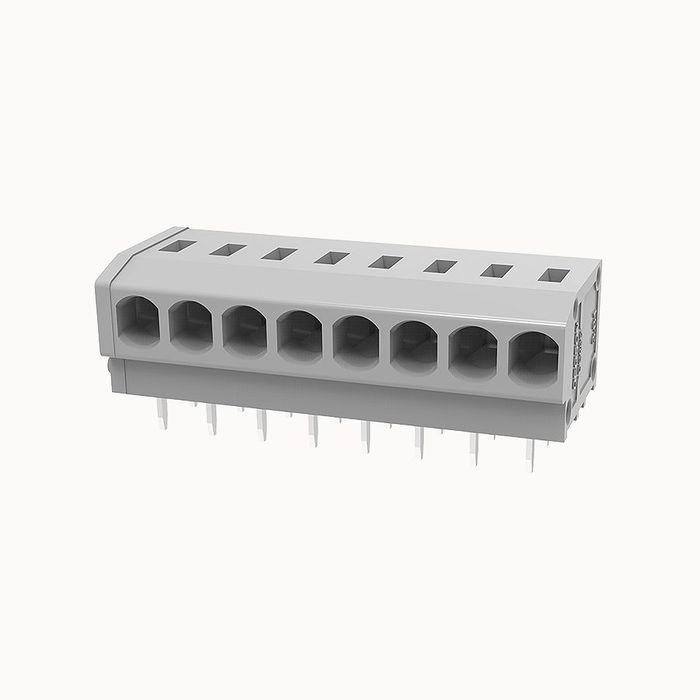 На фото клеммник нажимной на плату DG235W-3.81-08P-11-00Z(H) DEGSON (Дегсон) 