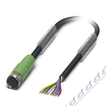 кабели с установленными разъемами sac-8p- 1,5-pur/m 8fs