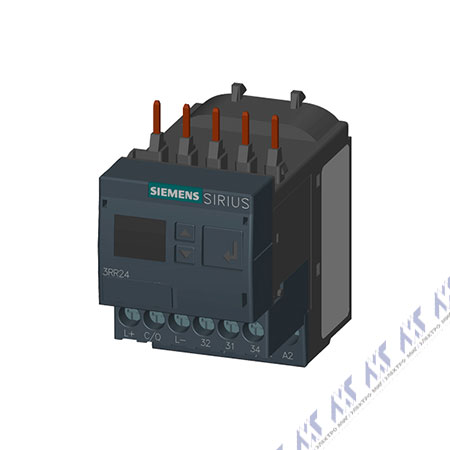 На фото: реле контроля тока 3rr24411aa40 SIEMENS