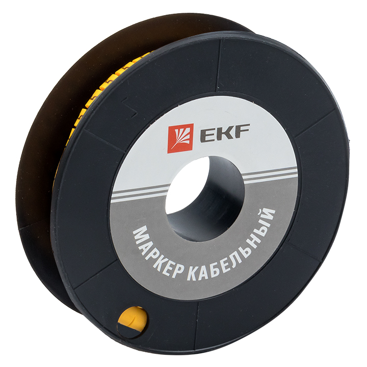 На фото: маркер кабельный 2,5 мм2 "5" (1000 шт.) (ес-1) ekf ЭКФ (ЕКФ)