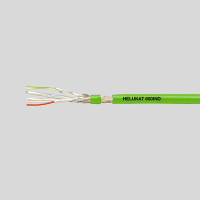 На фото: EtherNet кабель автоматизации kat 7 4x2xawg26/7 pur ul Helukabel 