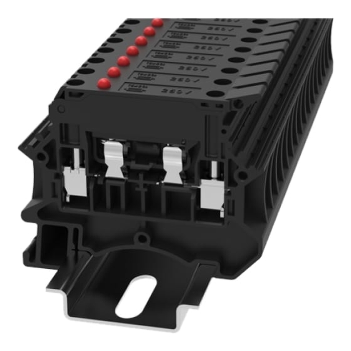 На фото: Клеммы с предохранителем dhv4-2l-he-ld250-01p-13-00z(h) DEGSON (Дегсон) 