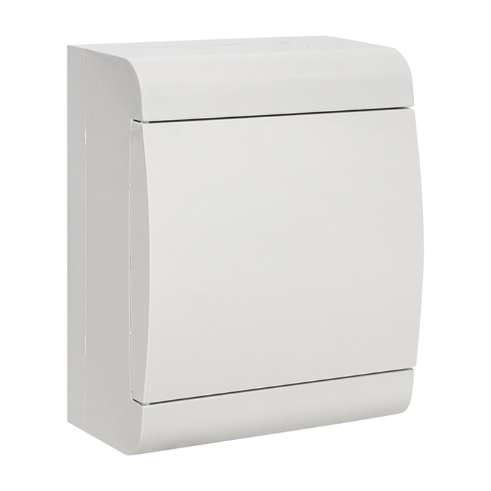 На фото: щит распределительный щрн-п-6 "slimbox" белая дверца ip41 ekf proxima ЭКФ (ЕКФ)