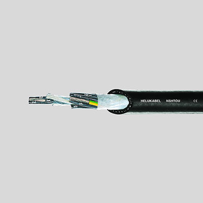 На фото: кабель силовой гибкий nshtou 4g10 qmm HELUKABEL с резиновой изоляцией