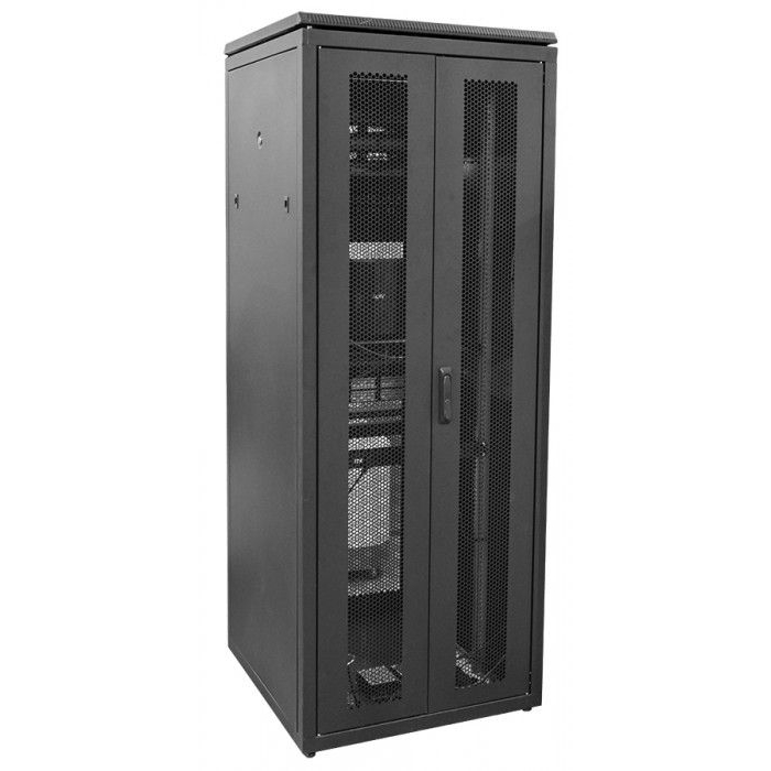 На фото: шкаф сетевой напольный ln35-38u8x-dm ITK LINEA N бренда IEK (ИЭК)