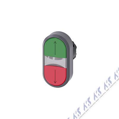 На фото: сдвоенная кнопка пуск-стоп 3su10313ab420an0 SIEMENS