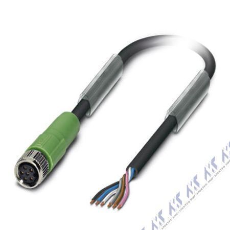 кабели с установленными разъемами sac-6p- 1,5-pur/m 8fs