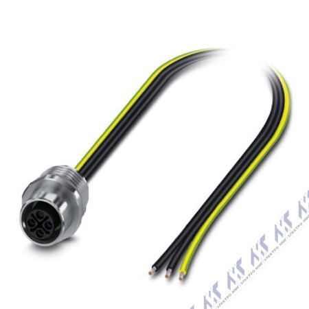 встраиваемые разъемы sacc-e-m12fss-3p-m16/0,5 pe
