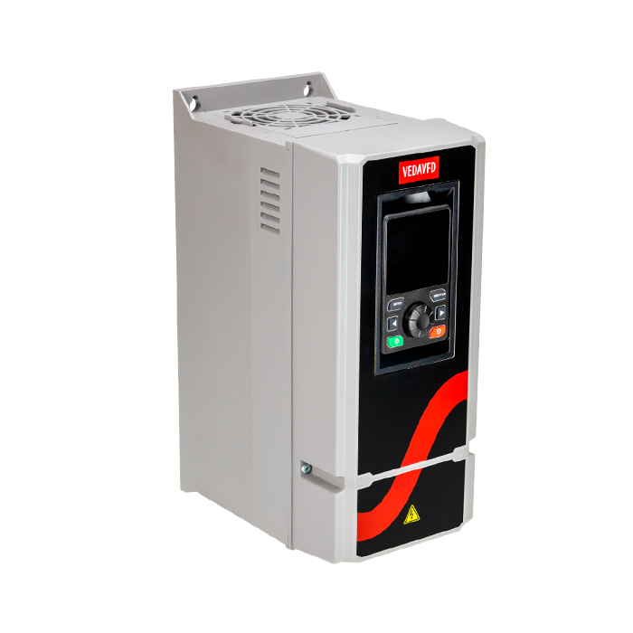 На фото: Частотный преобразователь Veda Drive VF-500 vf-500-p37k-0075-a-t4-c54-n-c3-d VEDA (ВЕДА)