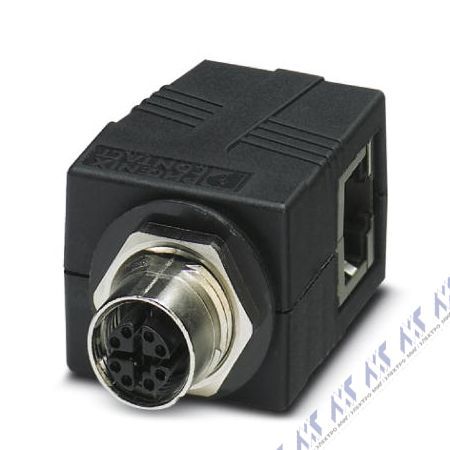 штекерный соединитель rj45 vs-bh-m12fsx-10g-rj45/90