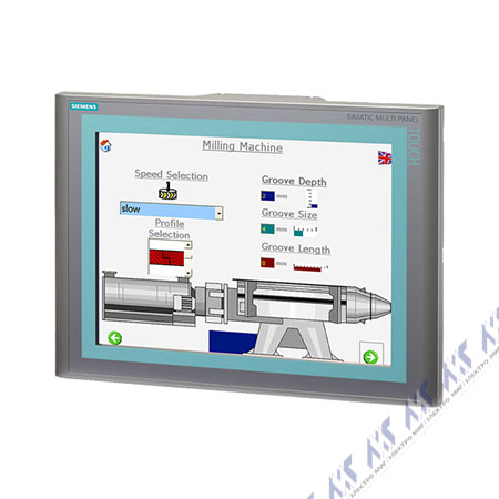 На фото: сенсорные панели оператора 6av66442ab012ax0 SIEMENS (СИМЕНС)