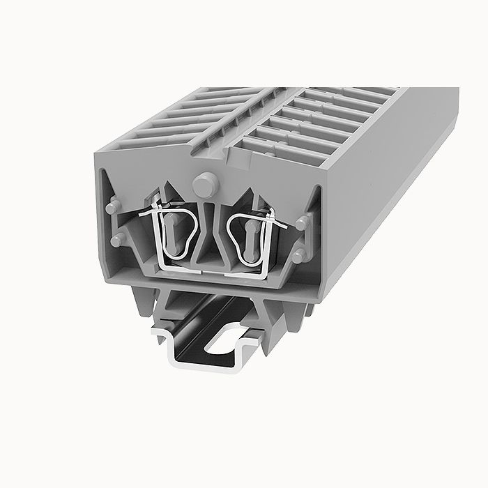 На фото: клеммы на DIN-рейку ws2.5-din15-01p-11-00z(h) DEGSON (Дегсон) 