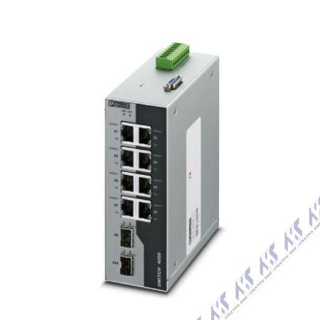 промышленные коммутаторы и модули среды fl switch 4008t-2sfp