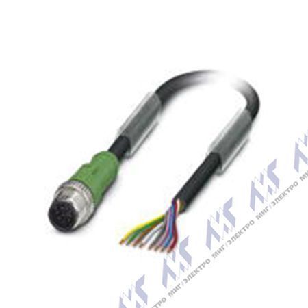 кабели с установленными разъемами sac-8p-m12ms/10,0-pvc