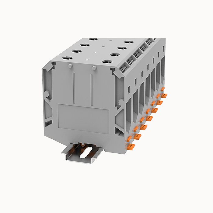 На фото: Клеммы проходные pc95-01p-16-00z(h) DEGSON (Дегсон) 