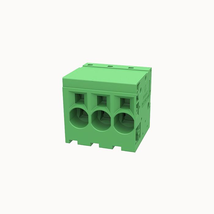 На фото клеммник нажимной на плату DG271R-10.0-DA-03P-14-100Z(H) DEGSON (Дегсон) 