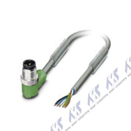кабели с установленными разъемами sac-5p-m12mr/ 5,0-802