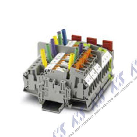 На фото: штекерные разъемы для печатных плат utme 6-set power Phoenix Contact