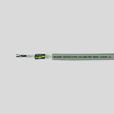 На фото: контрольный кабель с медными жилами multiflex 512-pur 25g2,5 кв.мм HELUKABEL (Хелукабель)
