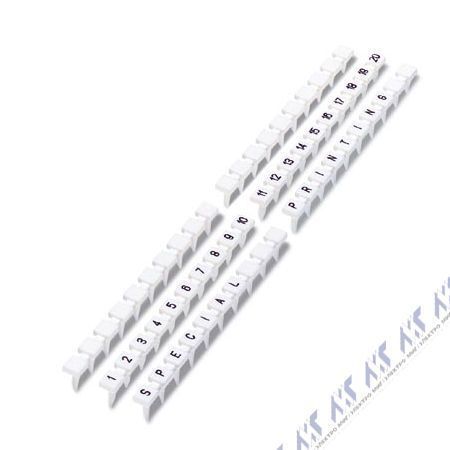 пластиковые таблички bn-zb 6,2/wh:unbedruckt