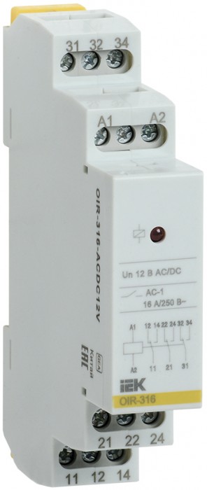 На фото: реле oir-316-acdc12v ONI