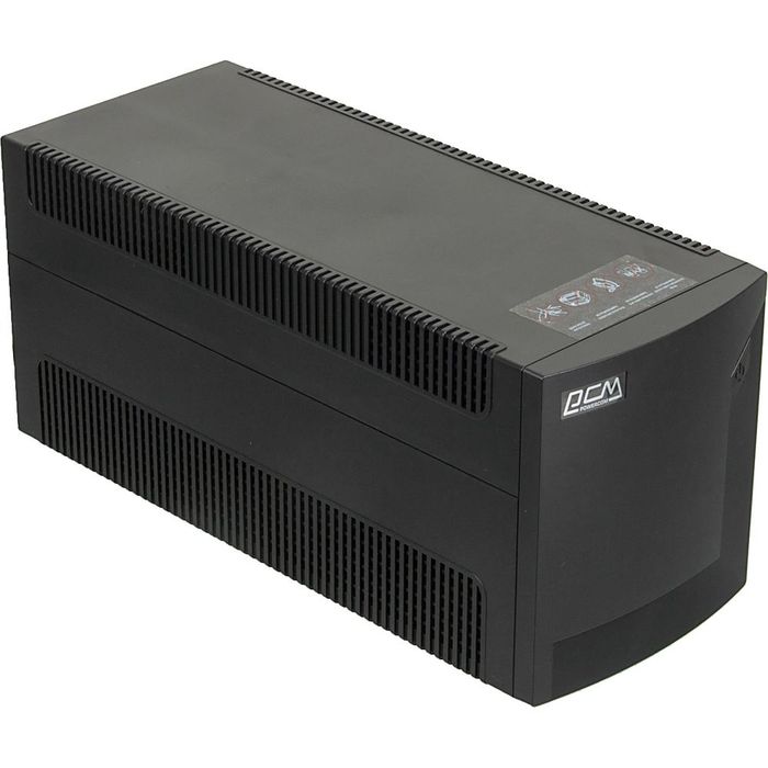 На фото: ИБП источник бесперебойного питания rpt-1500ap POWERCOM дома/офиса/рабочих станций (линейно-интерактивный ИБП) 