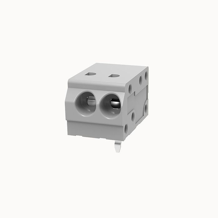 На фото клеммник нажимной на плату DG250W-3.5-02P-11-100Z(H) DEGSON (Дегсон) 