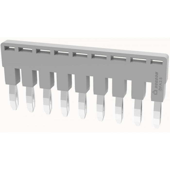 На фото: перемычки для клемм dfa2.5-09p-11-00a(h) DEGSON (Дегсон) 