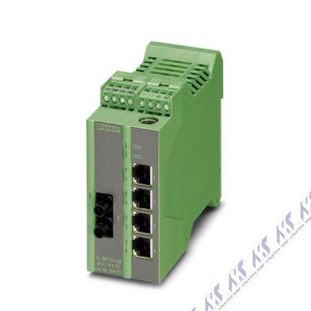 промышленные коммутаторы и модули среды fl switch lm 4tx/1fx st-e