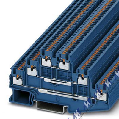 Клеммы для датчиков зажим push-in pt 1,5/s-3l bu