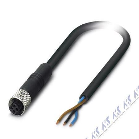 кабели с установленными разъемами sac-3p- 3,0-pur/m5fs